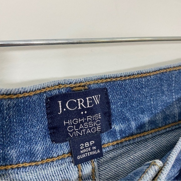 J. Crew‎ 28 Petite 28P High Rise Classic Vintage Straight Jeans Stretch - Picture 7 of 13
